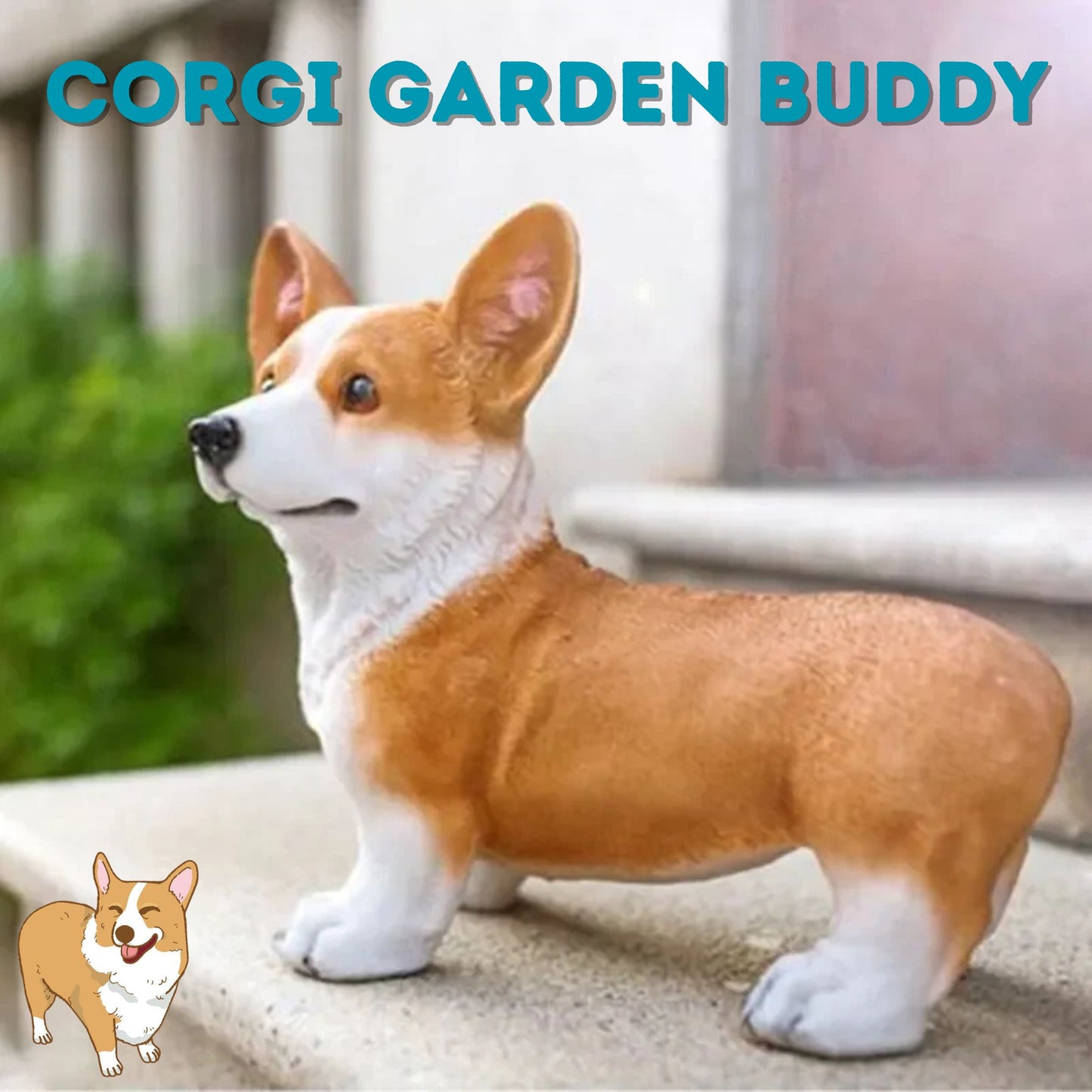 Corgi Garden Buddy