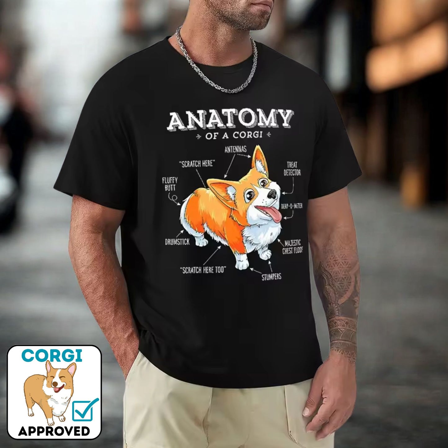 Anatomy Of A Corgi T-Shirt