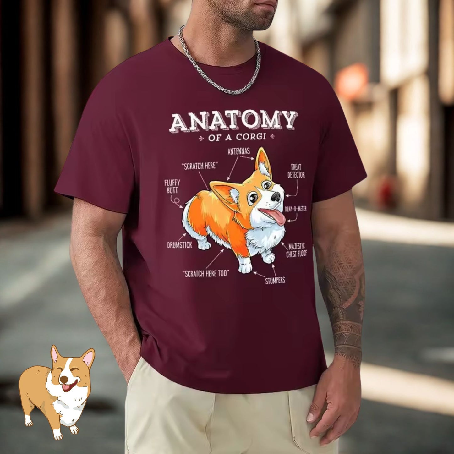 Anatomy Of A Corgi T-Shirt
