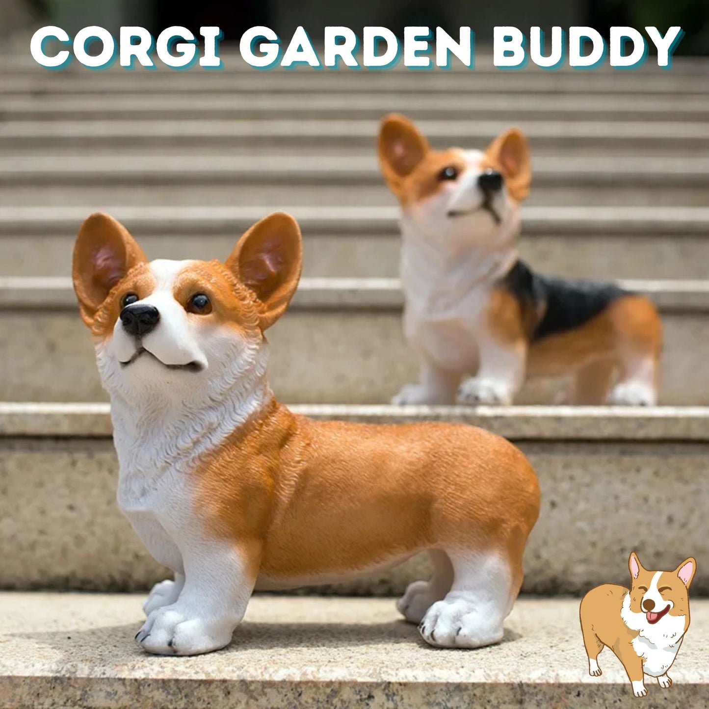 Corgi Garden Buddy