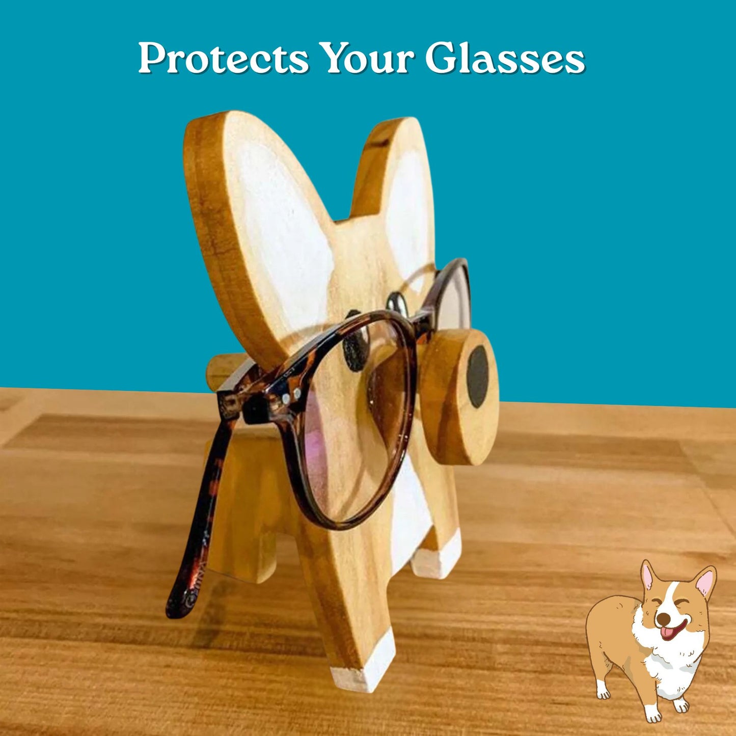 Corgi Eyeglass Stand