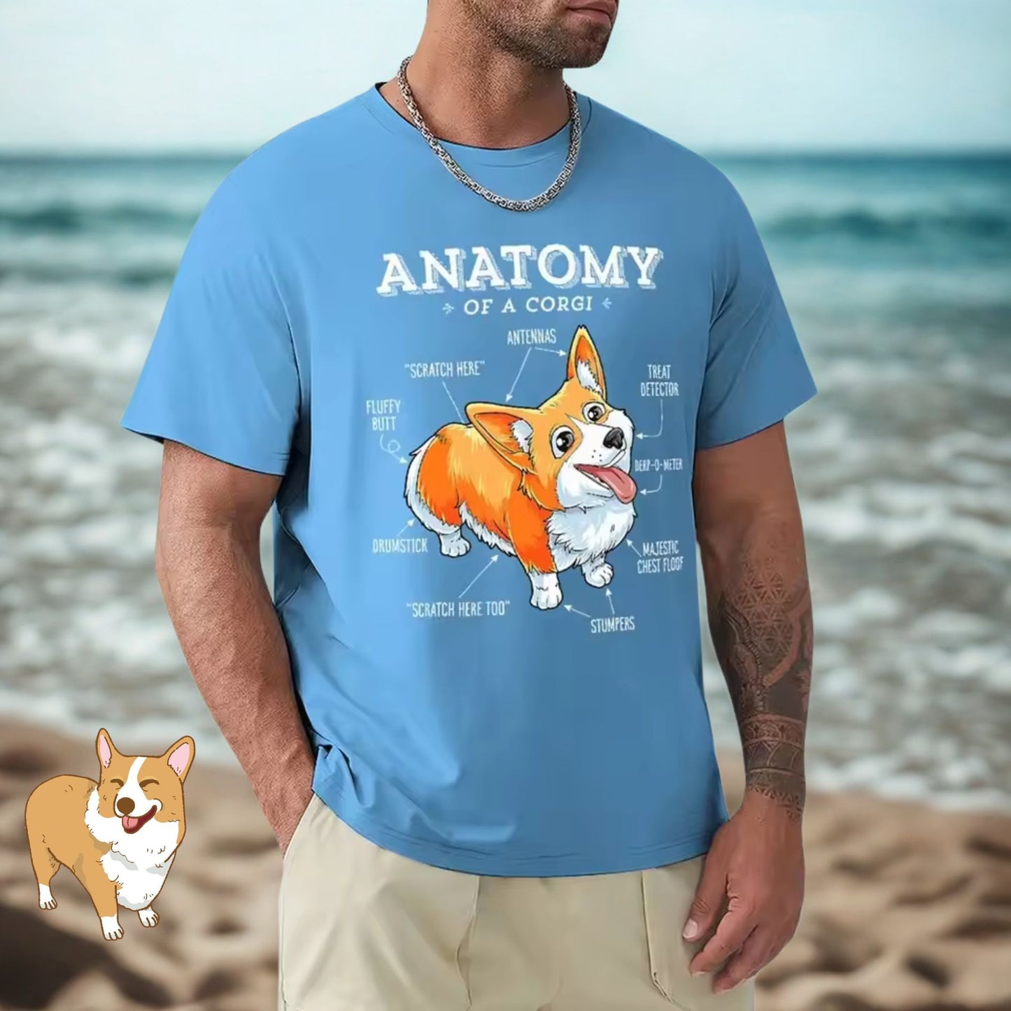 Anatomy Of A Corgi T-Shirt