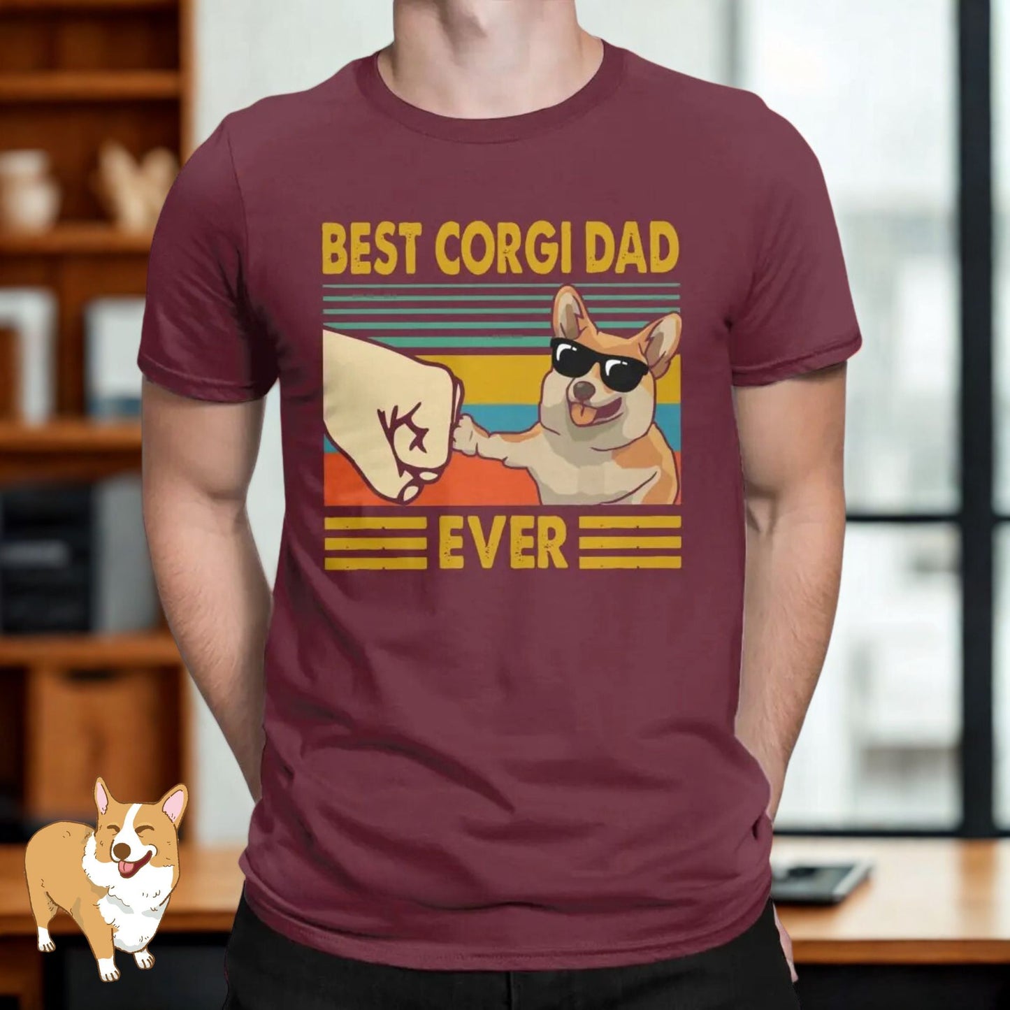 Best Corgi Dad Ever T-shirt