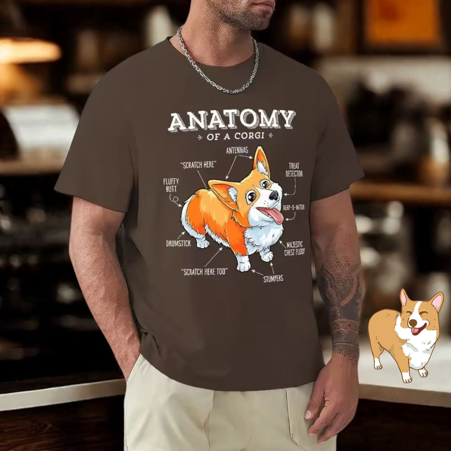 Anatomy Of A Corgi T-Shirt