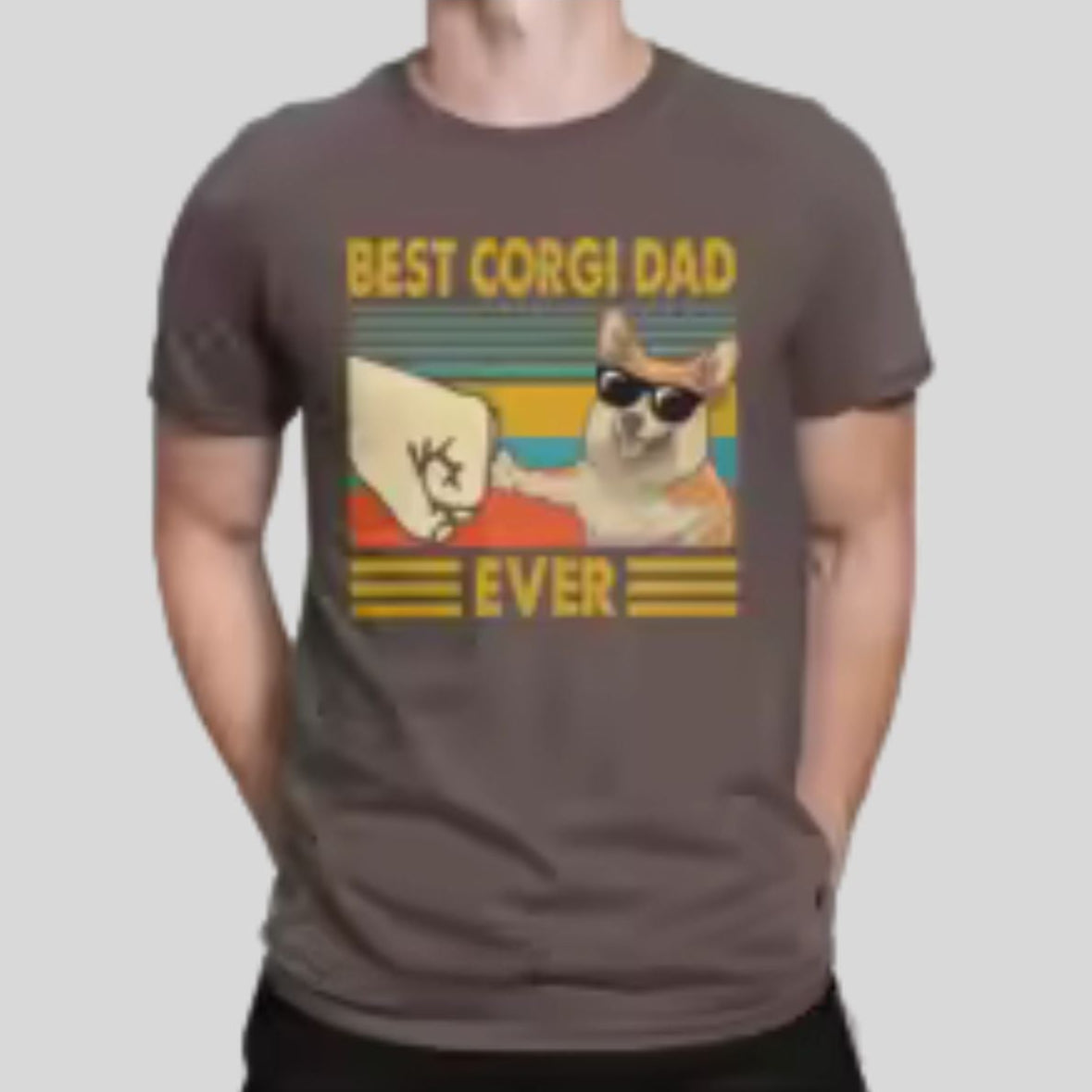 Best Corgi Dad Ever T-shirt