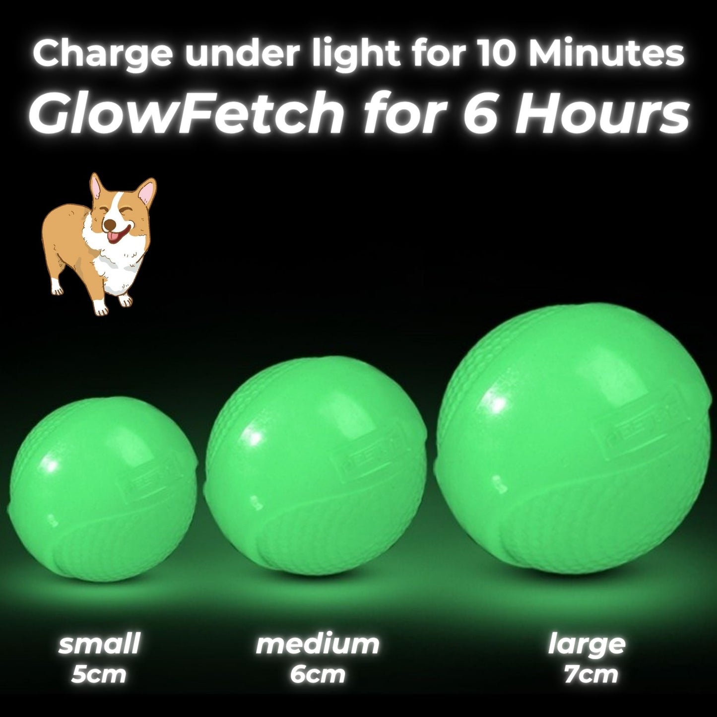 GlowFetch Bouncy Ball