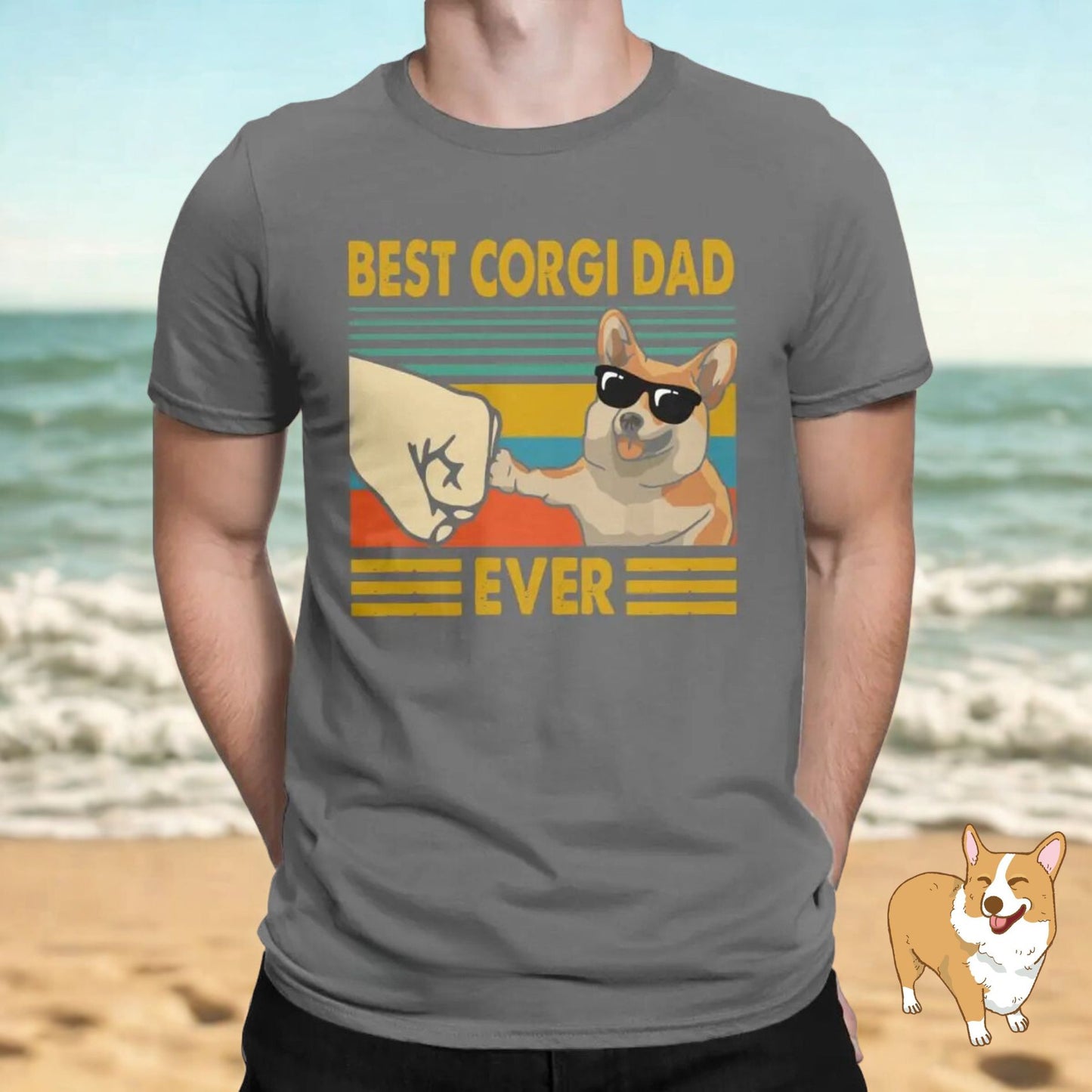 Best Corgi Dad Ever T-shirt
