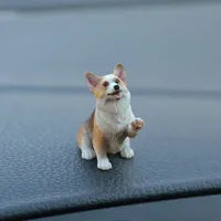 Mini Corgi Resin Figurines