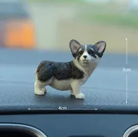 Mini Corgi Resin Figurines