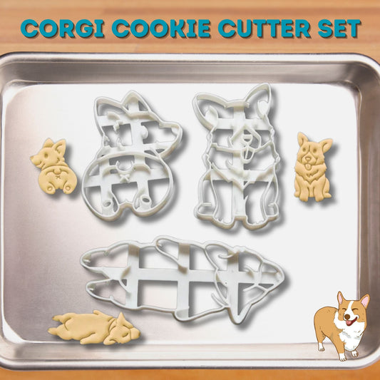 Corgi Cookie Cutter Set