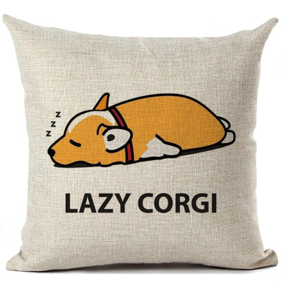 Corgi Pillow Cover