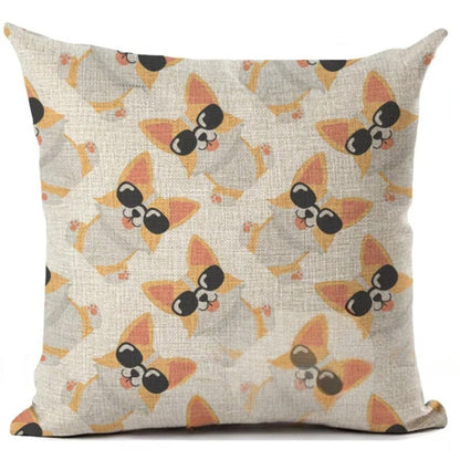 Corgi Pillow Cover