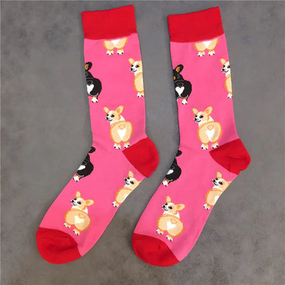 Corgi Cutie Socks 💛🍑