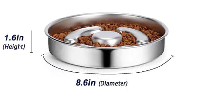 Stainless Slow Feeding Bowl